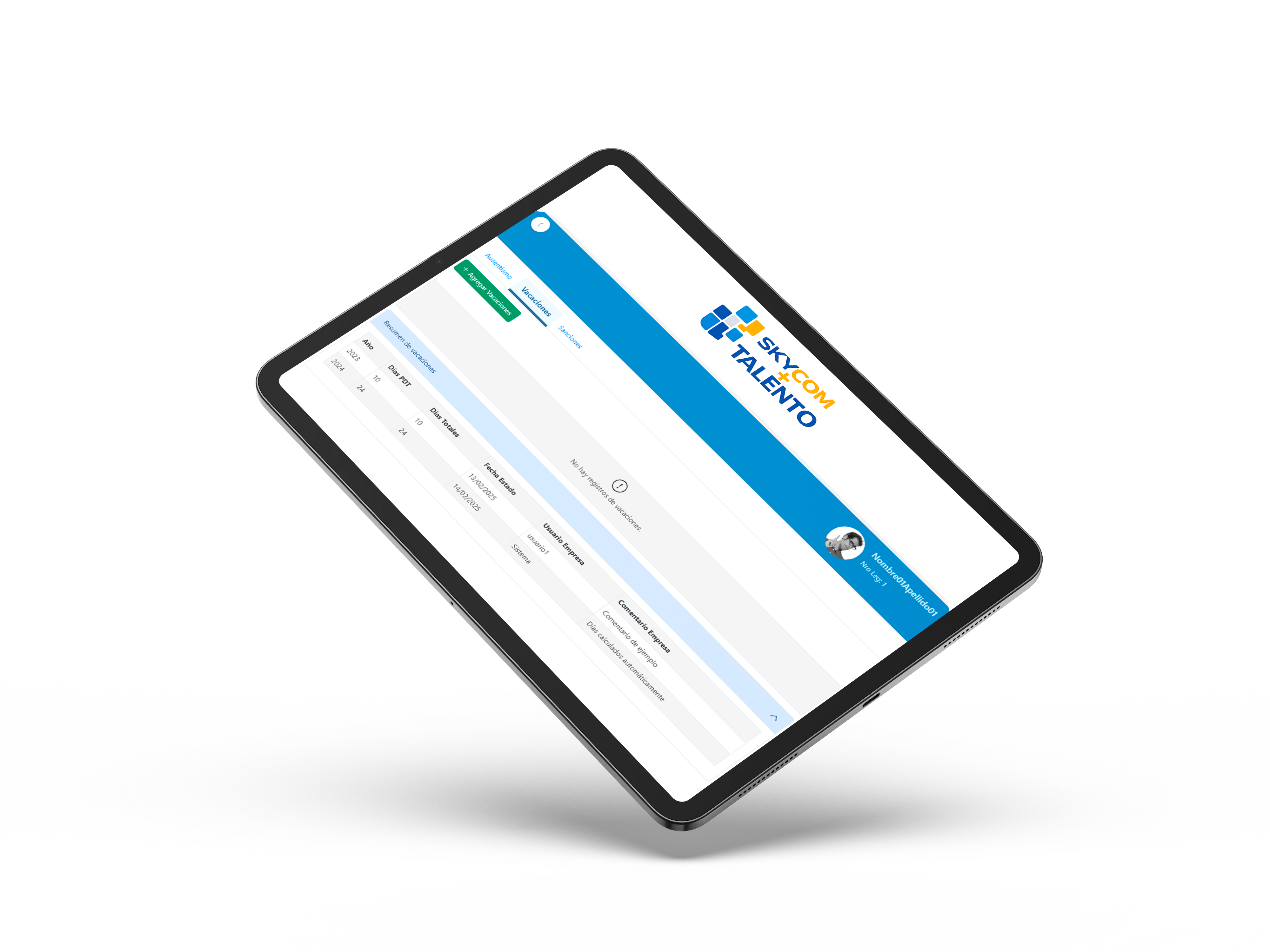 Vista tablet +Talento